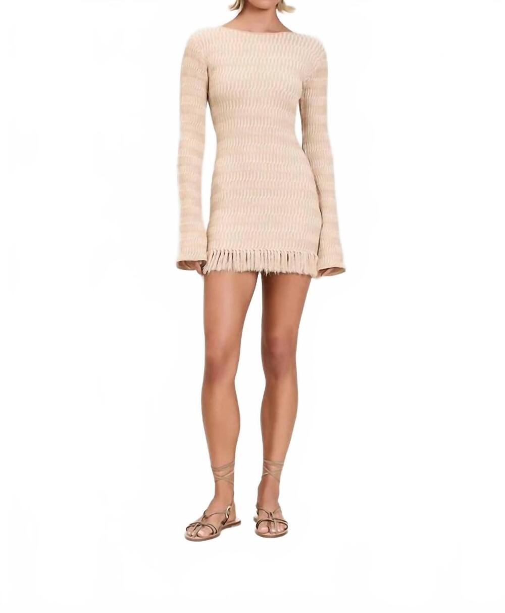 NEW DEVON WINDSOR costa dress in beige